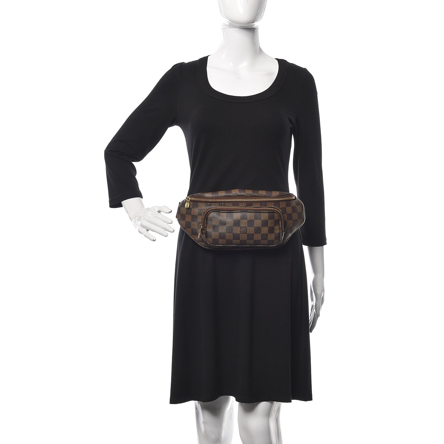 Louis Vuitton Damier Ebene Melville Bum Bag 2 of 9
