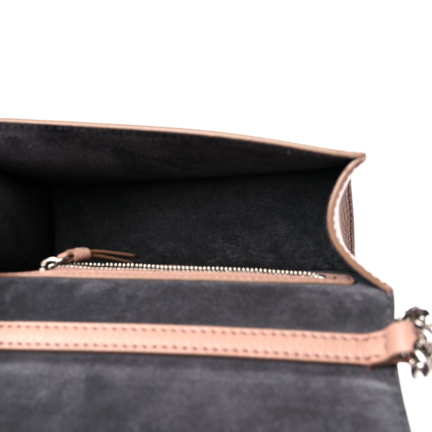 Calfskin Crystal Embellished Small Madeline Crossbody Bag Powder Pink