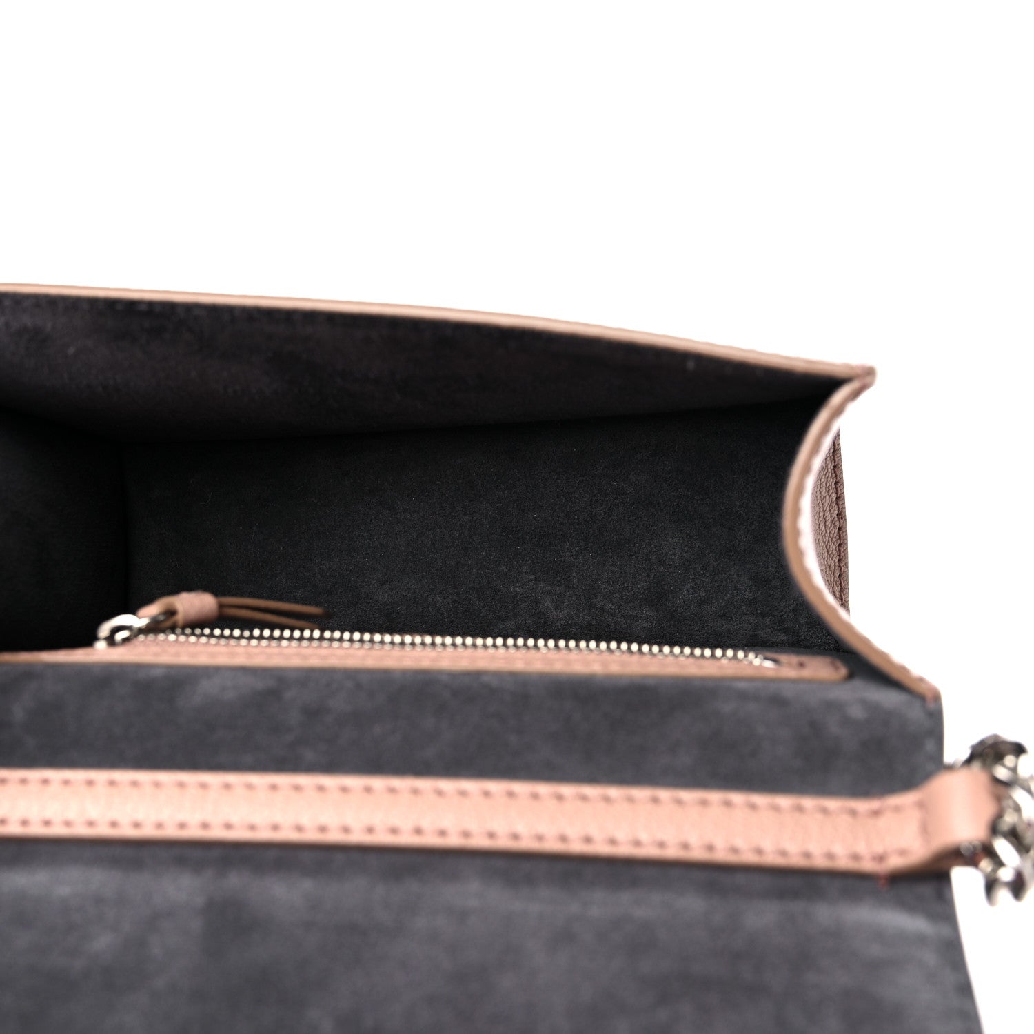 Jimmy Choo Calfskin Crystal Embellished Small Madeline Crossbody Bag Powder Pink 5 of 9