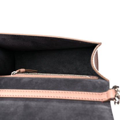 Jimmy Choo Calfskin Crystal Embellished Small Madeline Crossbody Bag Powder Pink 5 of 9