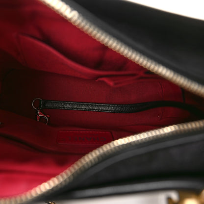 Chanel Aged Calfskin Quilted Small Gabrielle Hobo Black 5 of 9