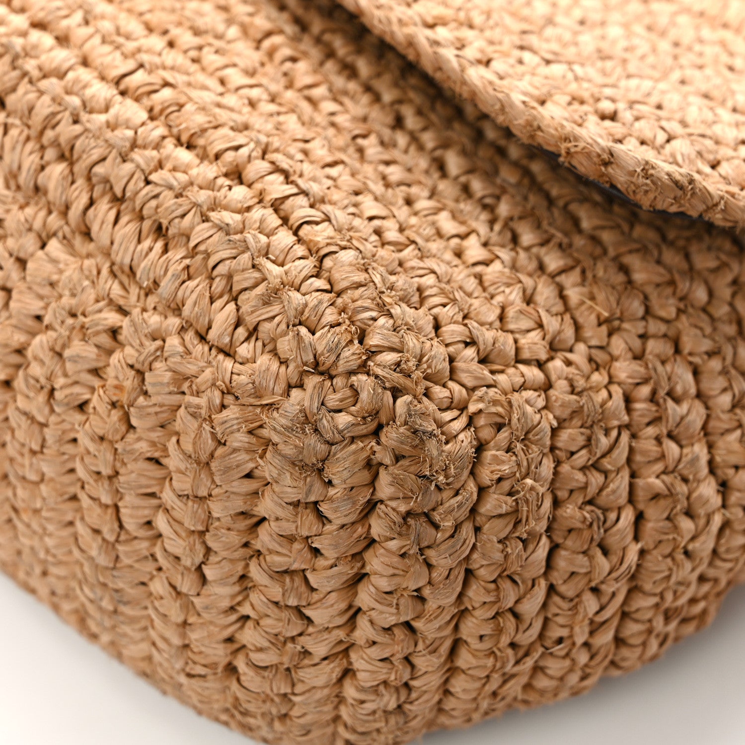 Saint Laurent Raffia Calfskin Monogram Medium Niki Chain Satchel Natural 11 of 11