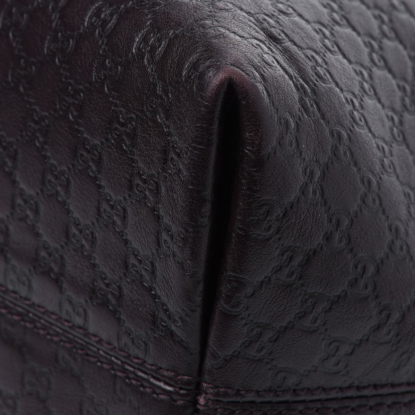 Guccissima Medium Bree Shoulder Bag Chocolate