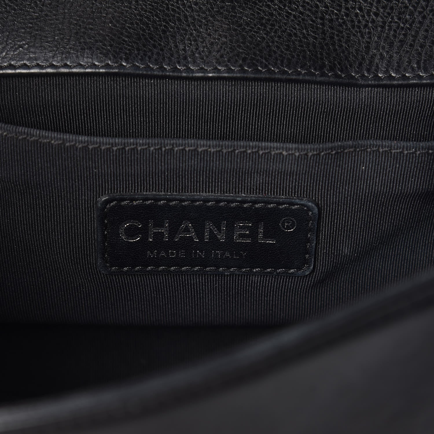 Chanel Calfskin Quilted Medium Boy Flap Black 6 of 13