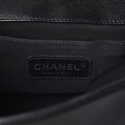 Chanel Calfskin Quilted Medium Boy Flap Black 6 of 13
