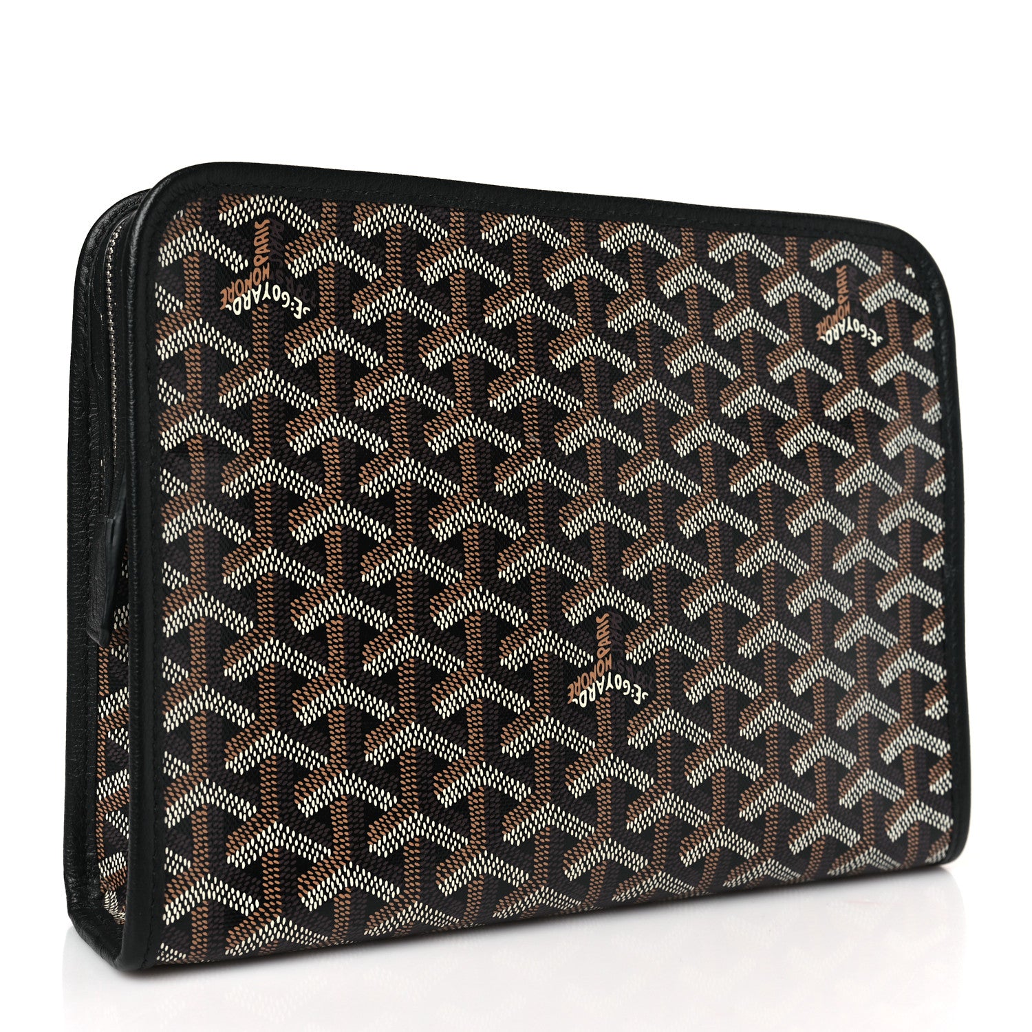 Goyard Goyardine Jouvence MM Toiletry Pouch Black 3 of 7