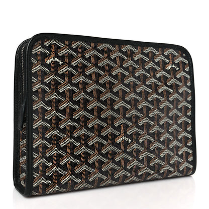 Goyard Goyardine Jouvence MM Toiletry Pouch Black 3 of 7
