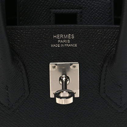 Hermes Epsom Birkin Sellier 25 Black 5 of 9
