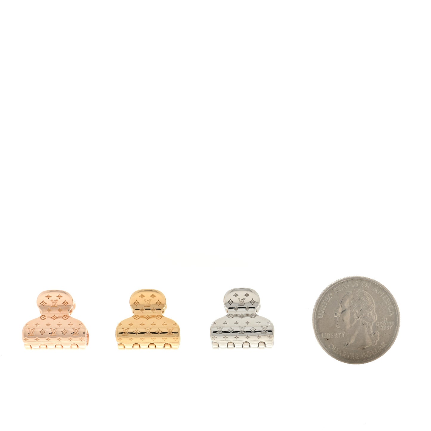 Metallic Nanogram Hair Accessories Gold Rose Gold Silver