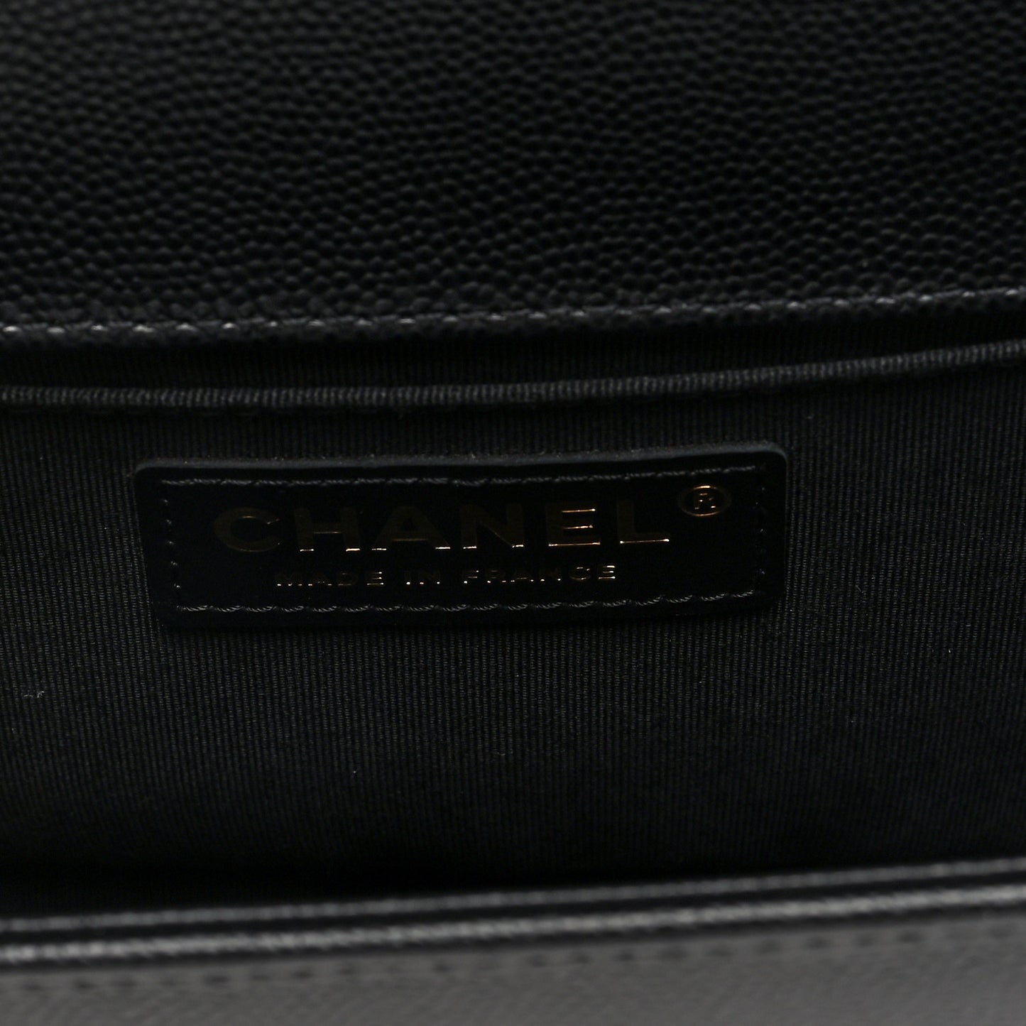Caviar Quilted Medium Boy Flap Black