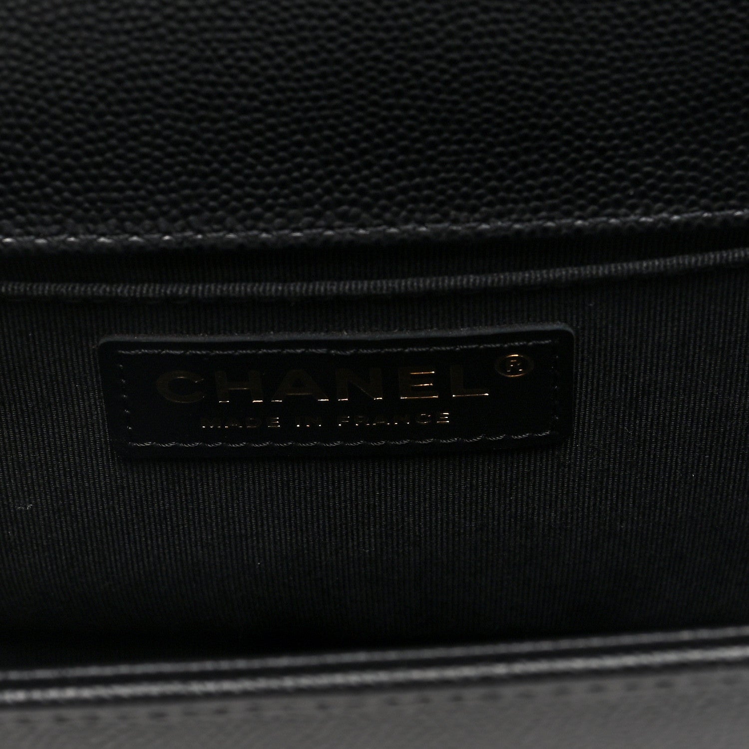 Chanel Caviar Quilted Medium Boy Flap Black 6 of 10