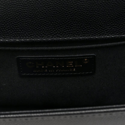 Chanel Caviar Quilted Medium Boy Flap Black 6 of 10