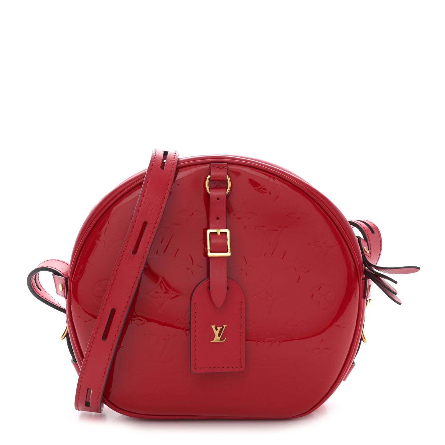 Vernis Boite Chapeau Souple Rouge