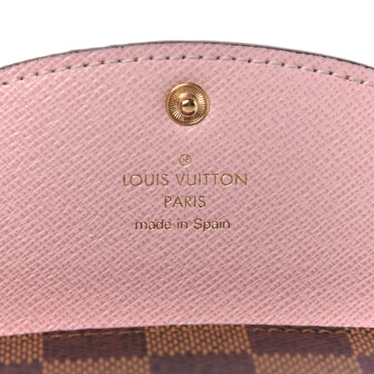 Louis Vuitton Damier Ebene Rosalie Coin Purse Rose Ballerine 9 of 10