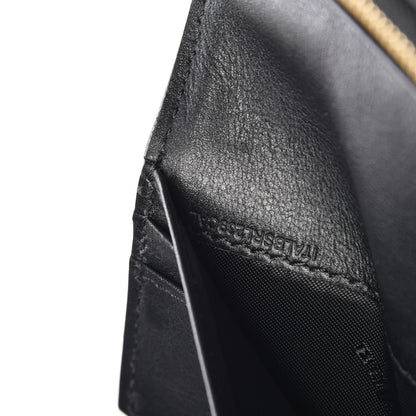 Burberry Calfskin House Check Porter Continental Wallet Black 7 of 8
