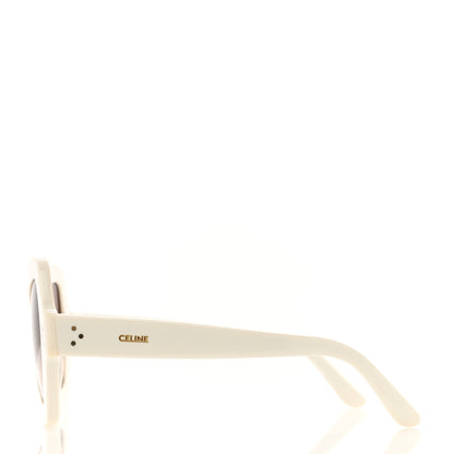 Celine Acetate Butterfly Sunglasses CL 40067I White 3 of 6