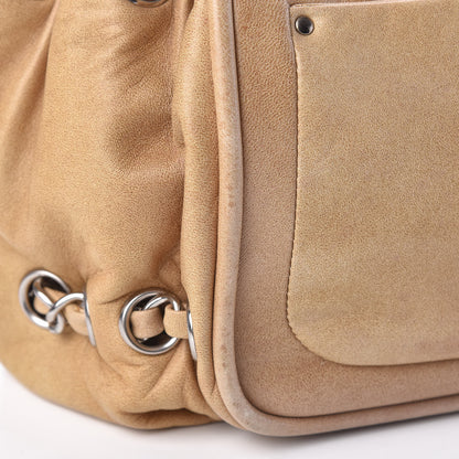 Chanel Calfskin Diagonal Ligne Flap Beige 12 of 12
