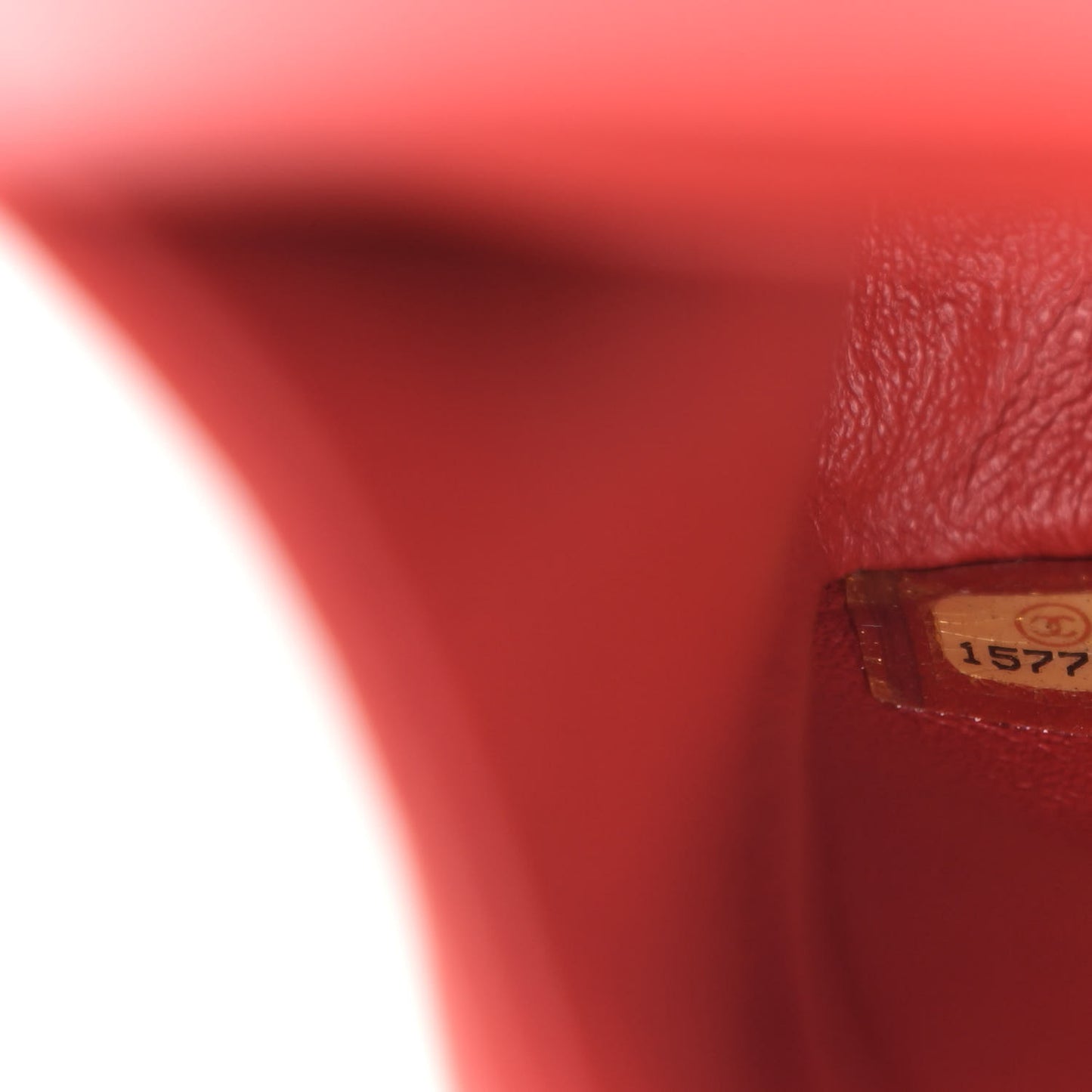 Lambskin Quilted Medium Double Flap Red
