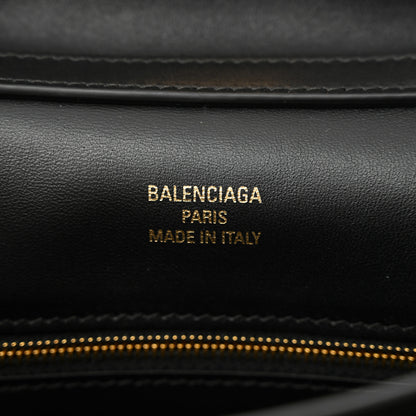 Balenciaga Natural Smooth Calfskin Small Rodeo Top Handle Handbag Black 6 of 9
