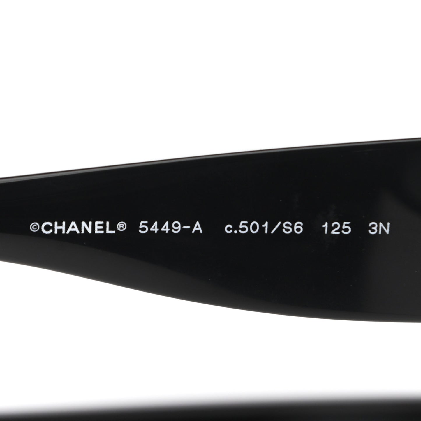 Acetate Shield Sunglasses 5449-A Black