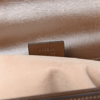 Gucci GG Supreme Monogram Horsebit 1955 Shoulder Bag Beige Brown Sugar 7 of 10