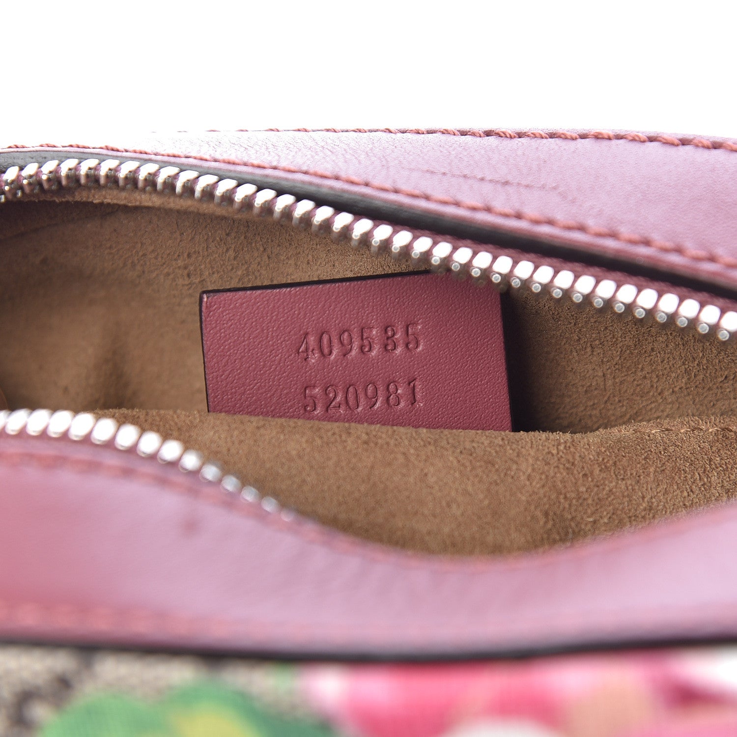 Gucci GG Supreme Monogram Blooms Mini Chain Shoulder Bag Beige Multicolor Dry Rose 7 of 11