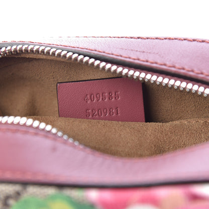 Gucci GG Supreme Monogram Blooms Mini Chain Shoulder Bag Beige Multicolor Dry Rose 7 of 11