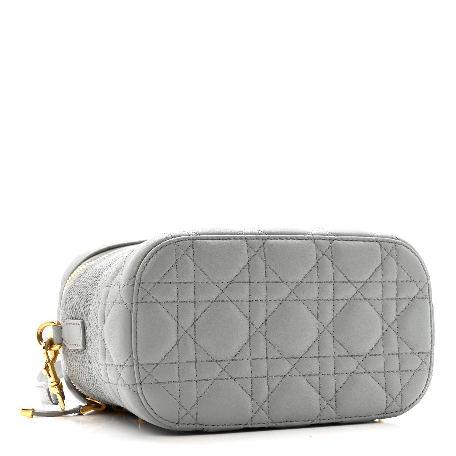 Christian Dior Lambskin Cannage Small Diortravel Vanity Case Cloud Blue 4 of 12