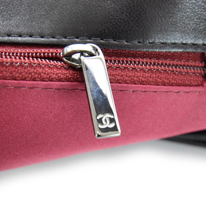 Chanel Lambskin Tweed Petals Flap Black 10 of 12