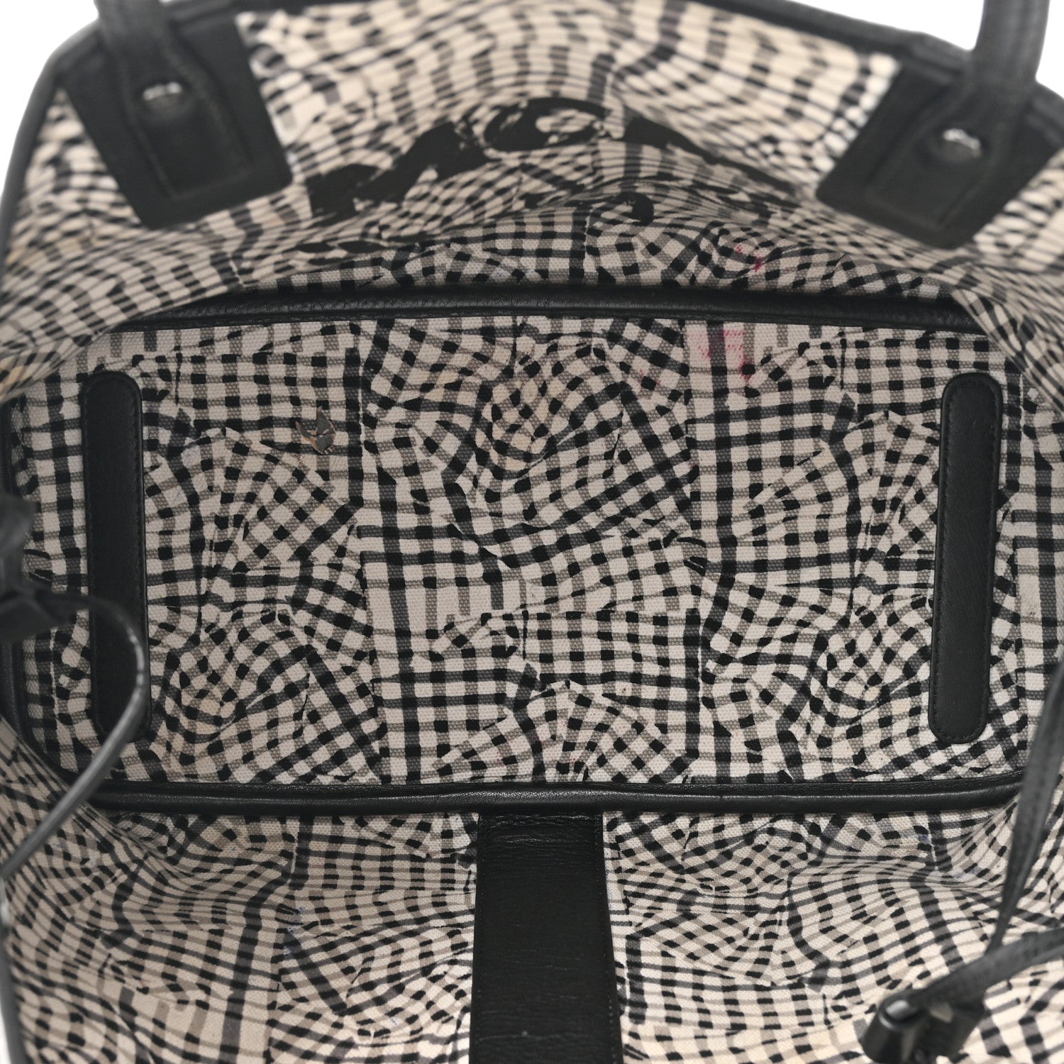 MCM Visetos Medium Liz Reversible Shopper Tote Black 9 of 24