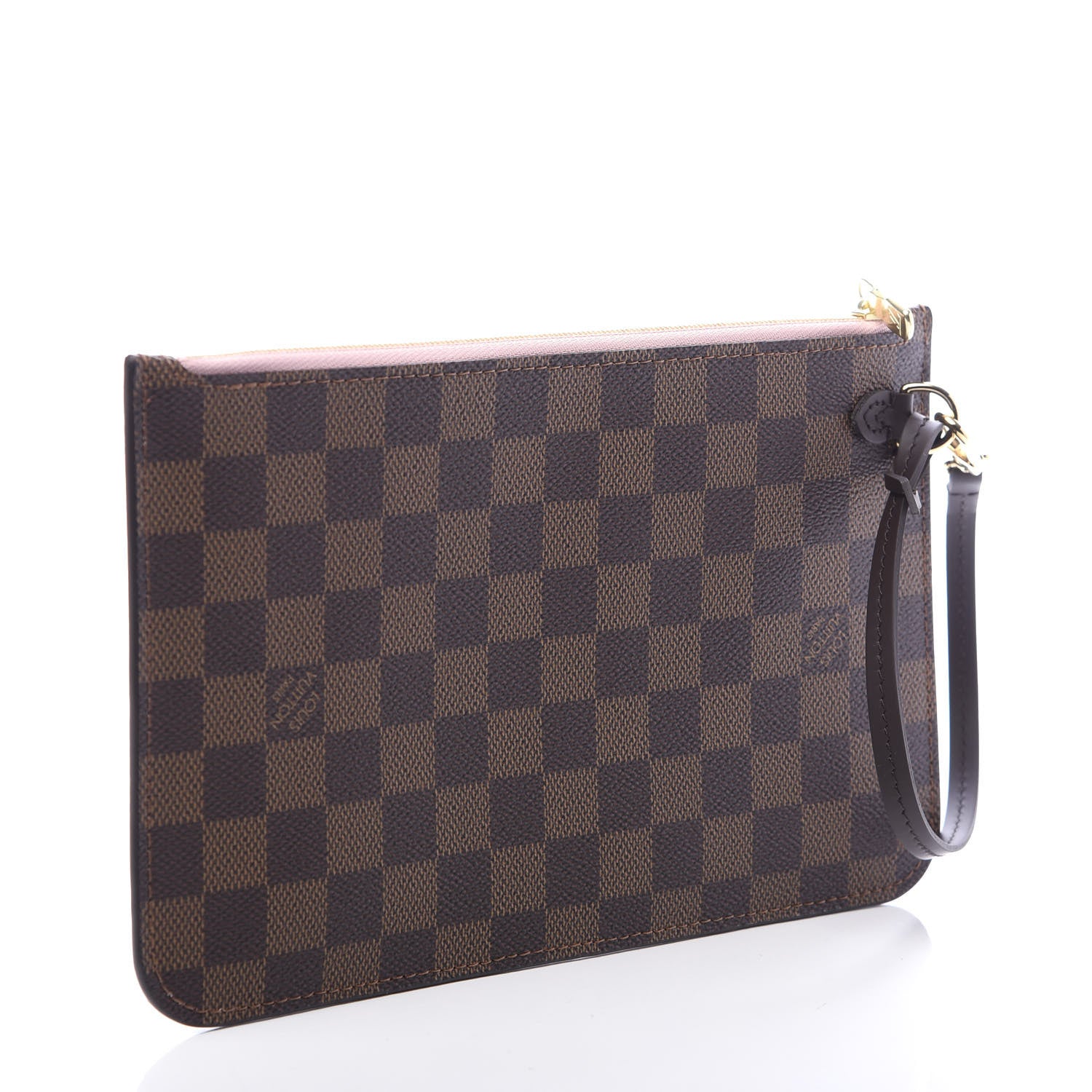 Louis Vuitton Damier Ebene Neverfull MM GM Pochette Rose Ballerine 3 of 6