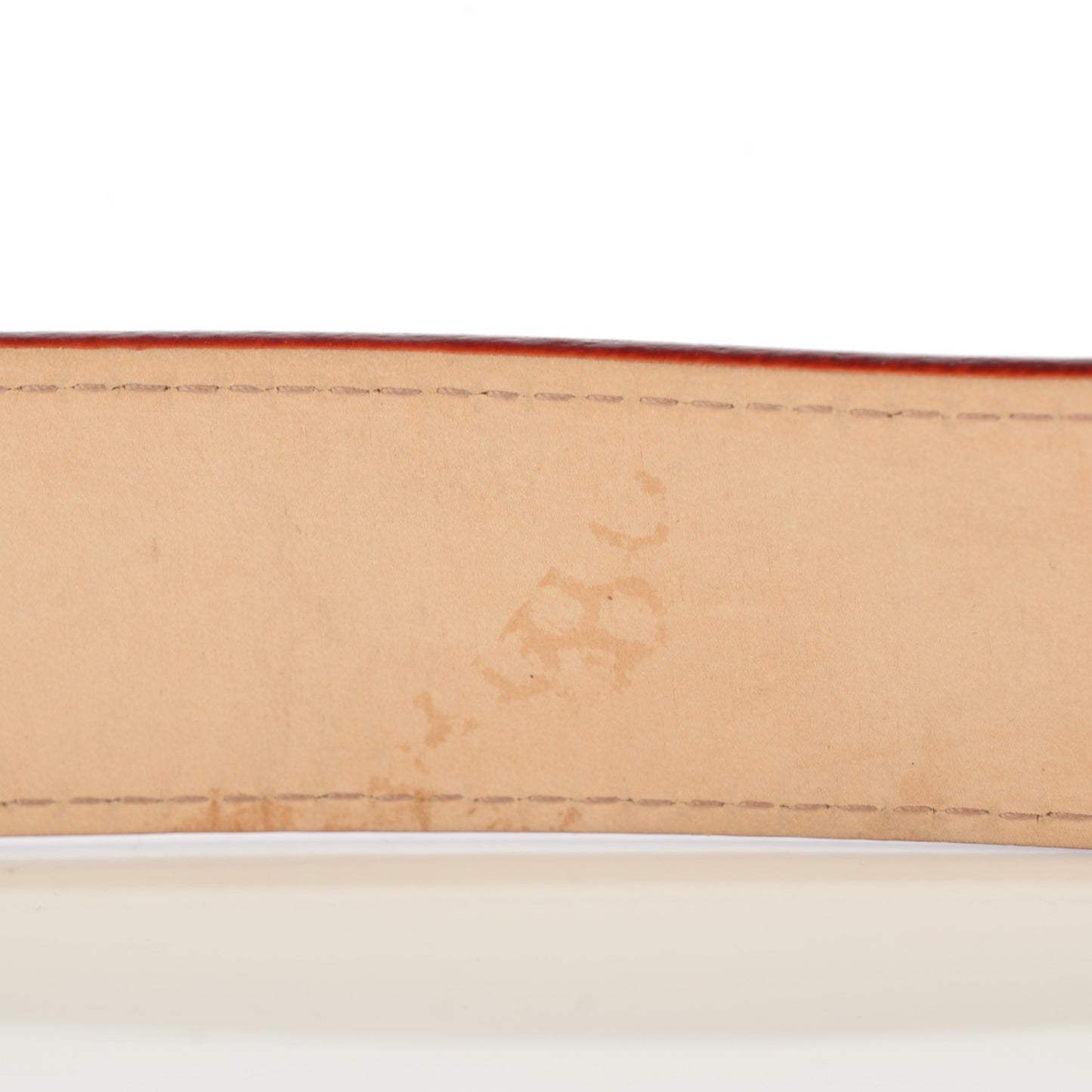 Monogram Watercolor Aquarelle Belt 90 36 White