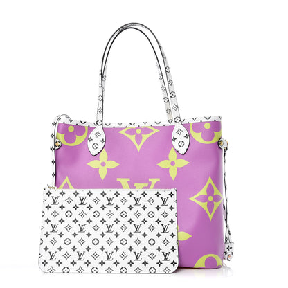 Louis Vuitton Monogram Giant Neverfull MM Pink Lilac 1 of 10