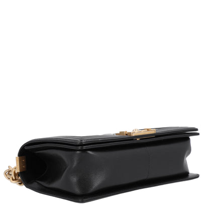 Chanel Caviar Quilted Medium Boy Flap Black 4 of 10