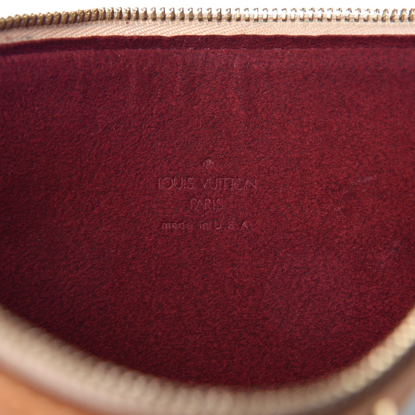 Monogram Multicolor Pochette Accessories White