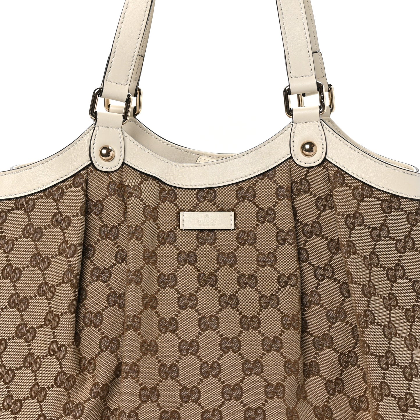Monogram Shoulder Bag White