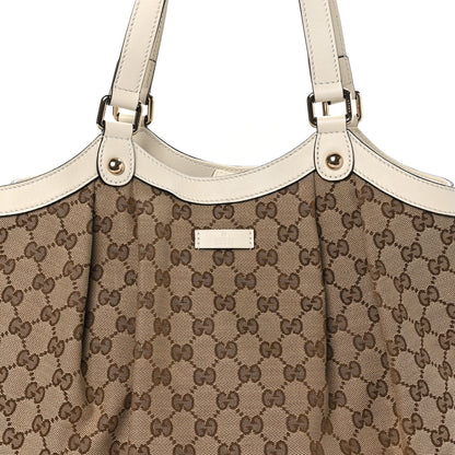 Gucci Monogram Shoulder Bag White 8 of 10