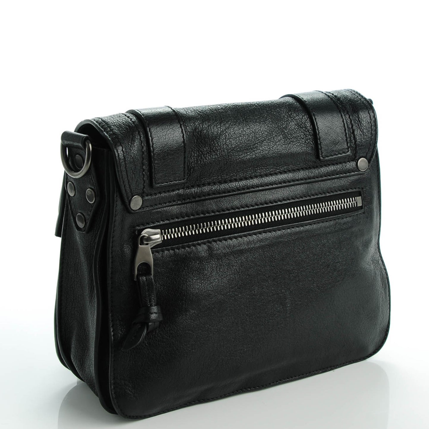 Lambskin PS1 Pouch Messenger Black