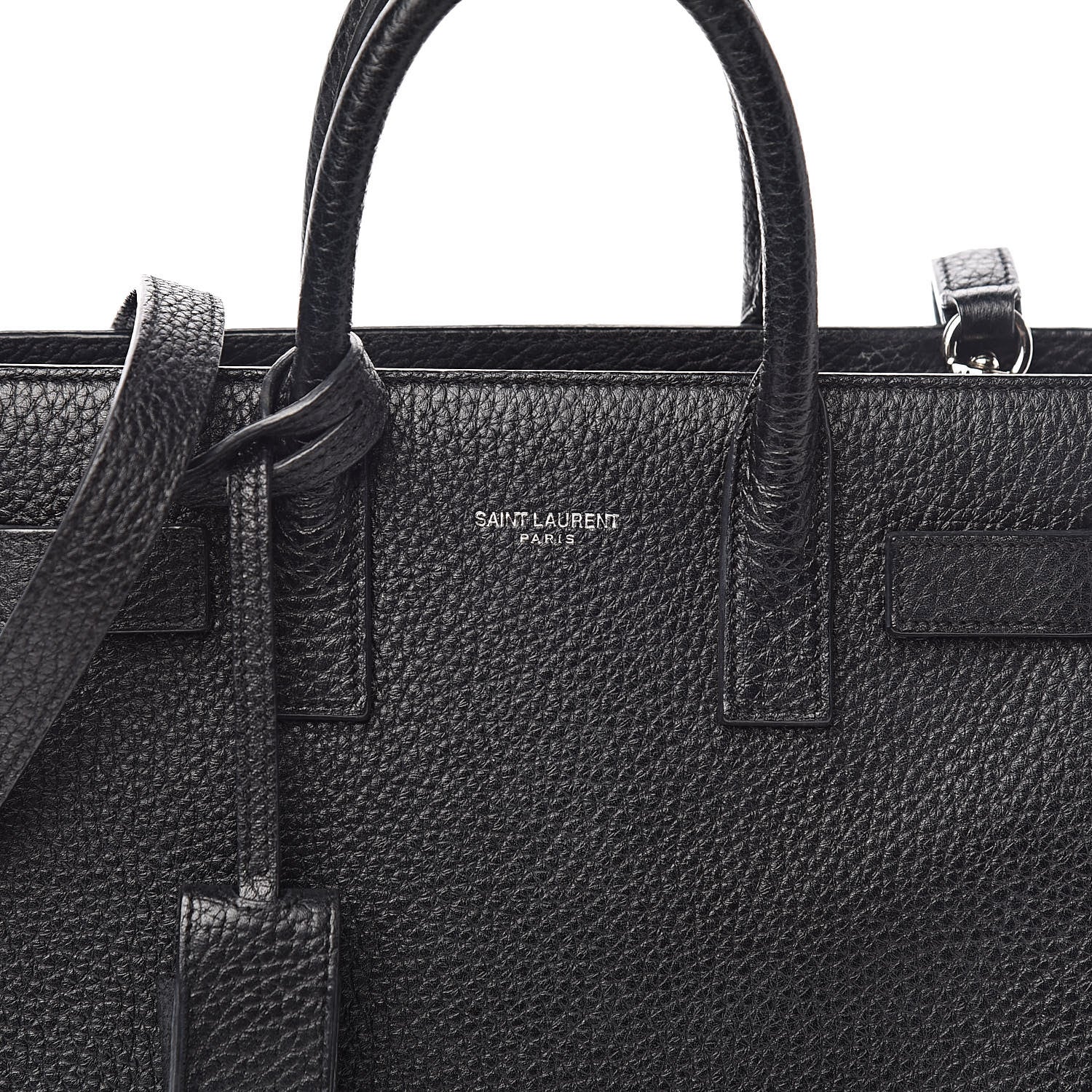 Saint Laurent Grained Calfskin Nano Sac De Jour Black 12 of 12