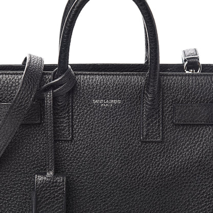 Saint Laurent Grained Calfskin Nano Sac De Jour Black 12 of 12
