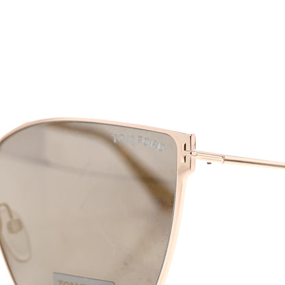 Tom Ford Helena Sunglasses TF653 Gold Tortoise 5 of 8