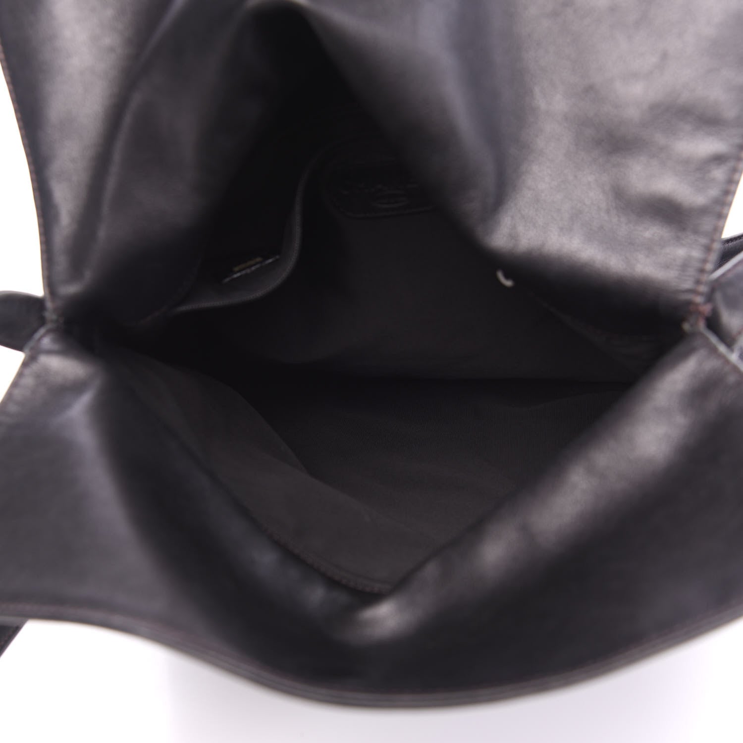Chanel Lambskin CC Messenger Dark Brown 4 of 10