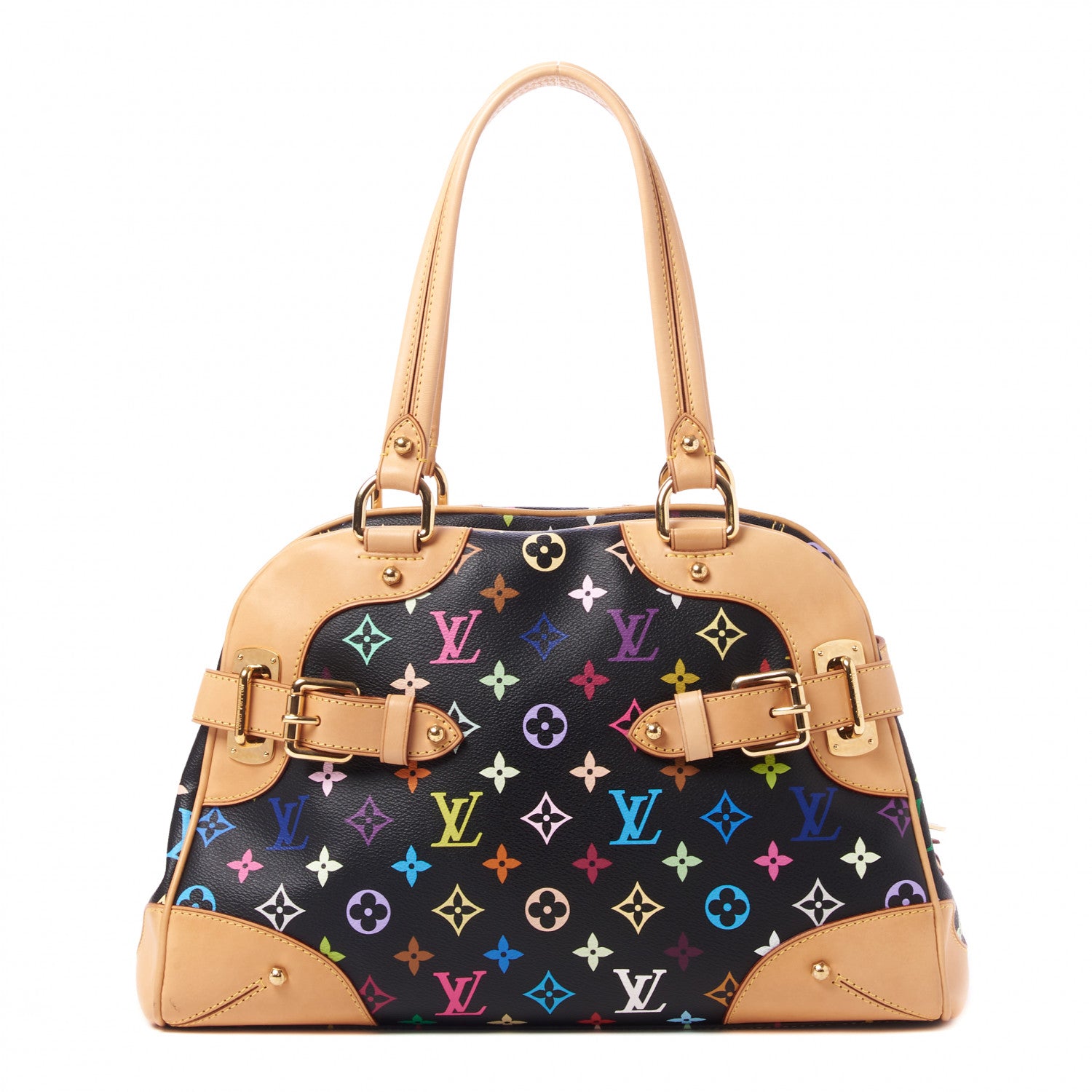 Louis Vuitton Monogram Multicolor Claudia Black 1021402