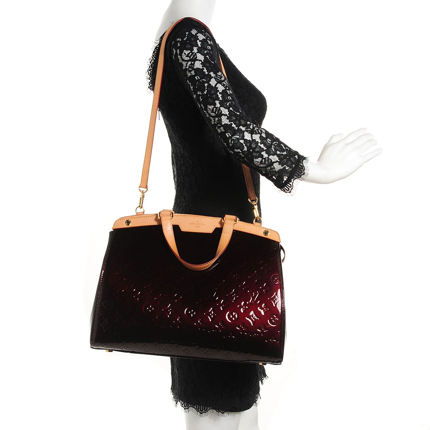 Louis Vuitton Vernis Brea GM Amarante 2 of 7