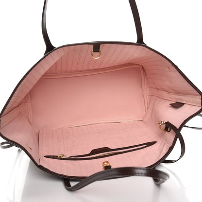 Louis Vuitton Damier Ebene Neo Neverfull MM Rose Ballerine 6 of 15