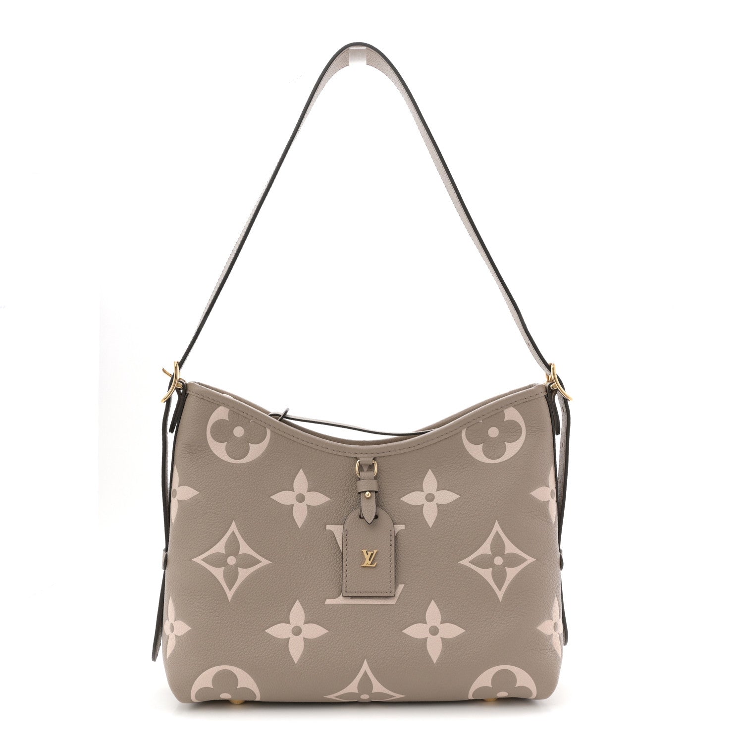 Louis Vuitton Empreinte Monogram Giant CarryAll PM Tourterelle Creme 1 of 11