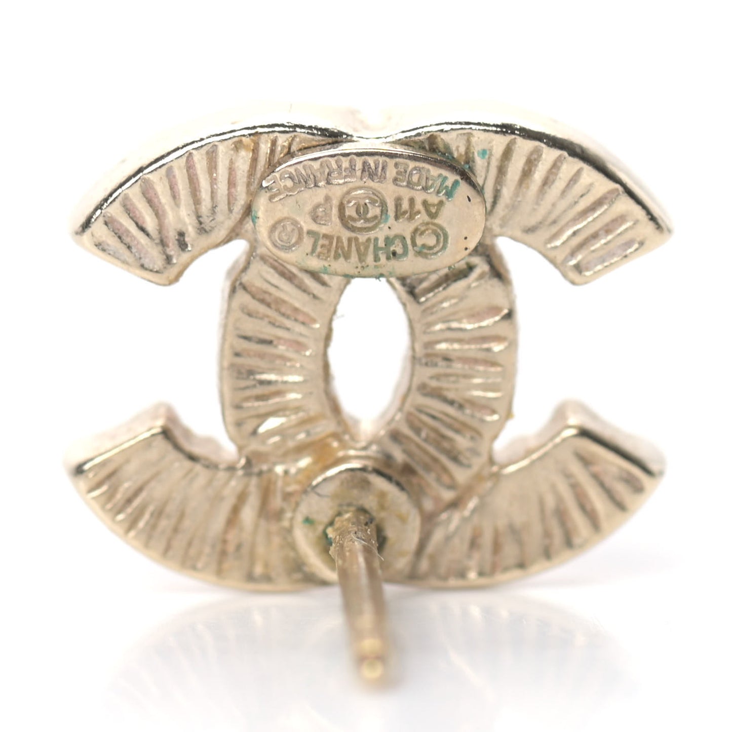 Crystal CC Earrings Gold