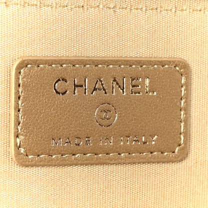 Chanel Lambskin Quilted Small Pearl Crush Vanity Case With Chain Grey 6 of 10