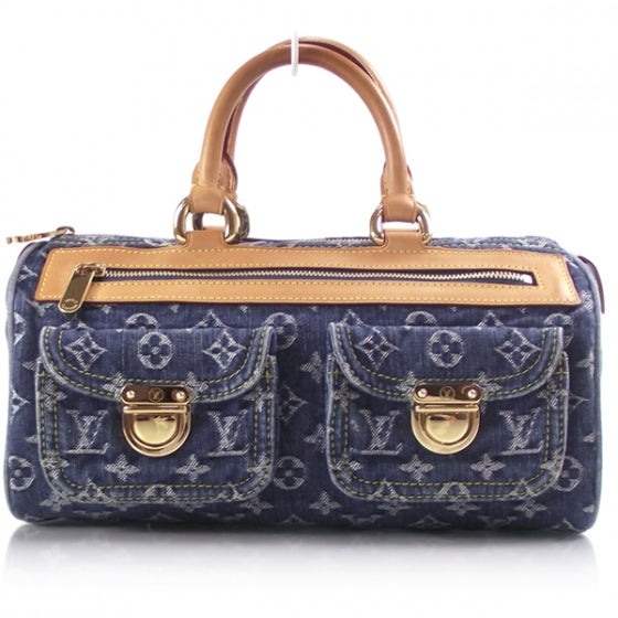 Louis Vuitton Monogram Denim Neo Speedy Blue 1 of 9