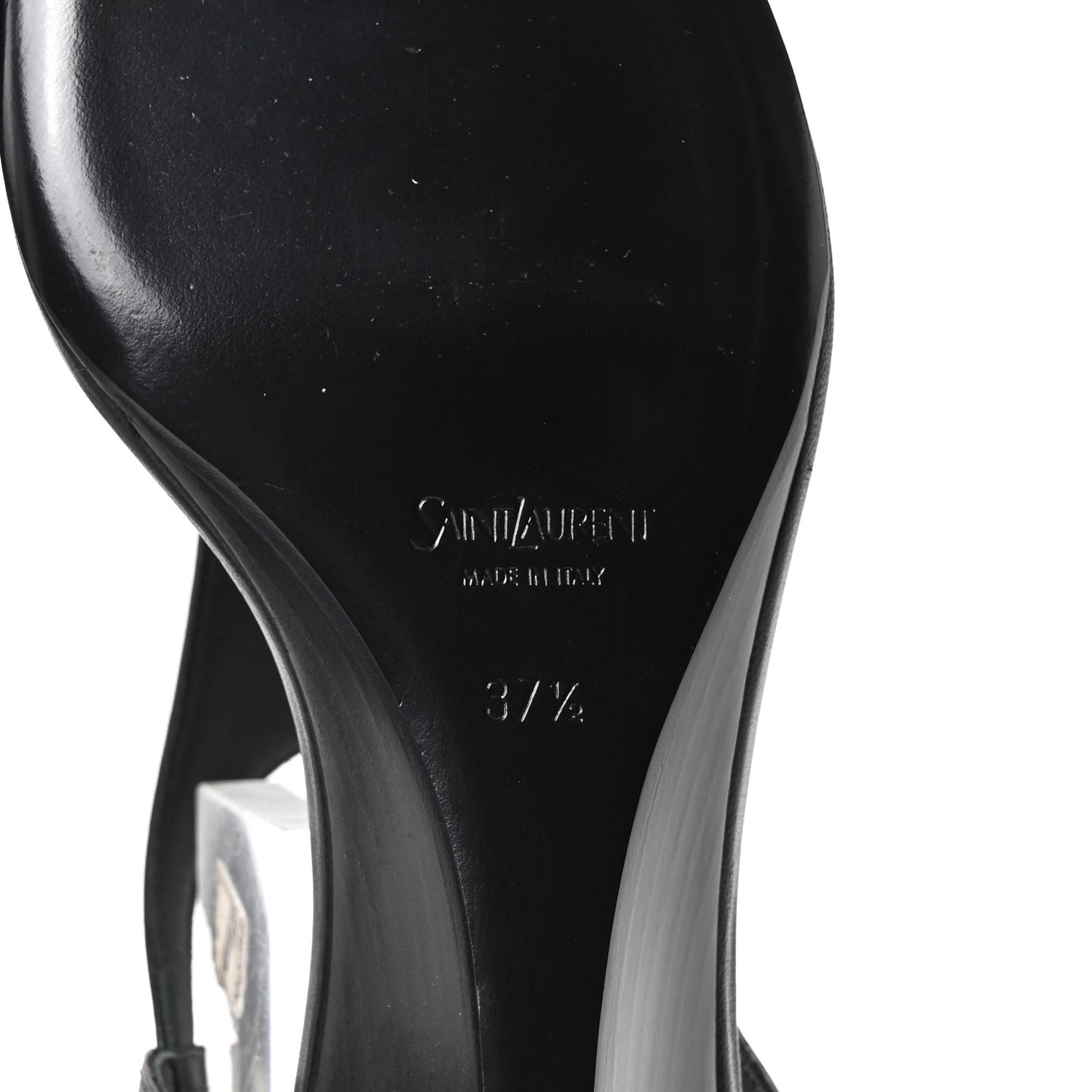 Nappa Cassandra Monogram Bridget 40 Wedge Sandals 37.5 Black